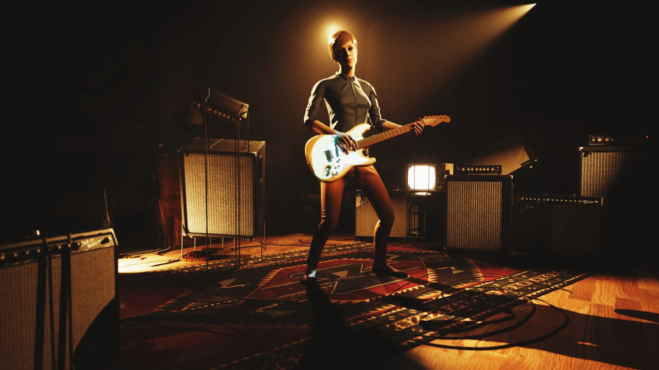 KAFT × Fender — Grunge projector